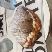 Strawberry and Chantilly Cream Crossiant