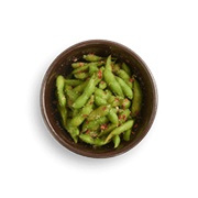 Edamame With Chilli + Garlic Salt