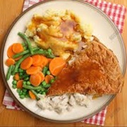 Chicken Pie, Mash & Veggies
