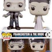 Frankenstein and the Bride Black and White Funko Pop