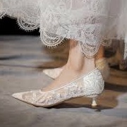 Lace Shoes for Bride