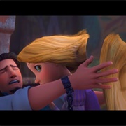 Eugene Cut Rapunzel's Hair (Tangled)