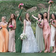 Mismatched Bridesmaids