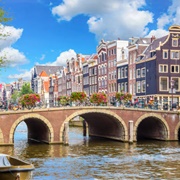 Torensluis Bridge, Amsterdam, Netherlands