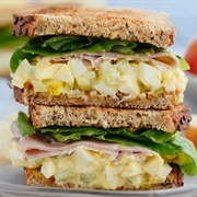 Ham Egg Salad Sandwich