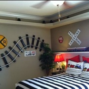 Trains Kid's Room