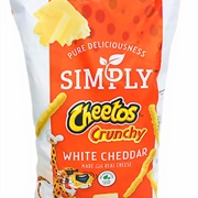 Simply Cheetos Crispy White Cheddar
