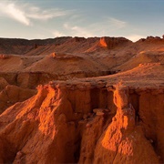 Flaming Cliffs of Bayan Zag, Mongolia