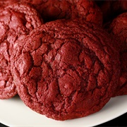 Red Velvet Chocolate-Covered Bacon Cookie