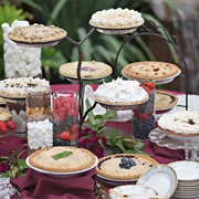 Serving Pie at Wedding