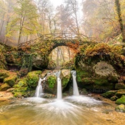 Schiessentümpel/ Schéissendëmpel Waterfall, Luxembourg