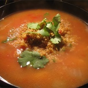 Moroccan Chicken Soup With Charmoula Butter