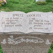 Spritz Cookie Gravestone