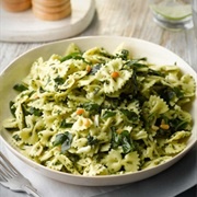 Spinach Pine Nut Pasta Salad