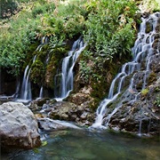 Haft Cheshmeh Waterfall, Iran