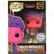 1233: POP! Miles Morales With Cell Phone (Black Light)
