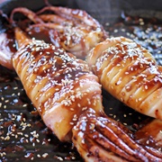 Teriyaki Squid