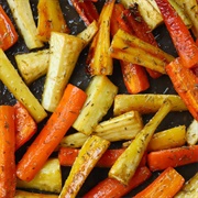 Roasted Carrots and Parsnips With Citrus Butter