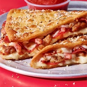 Pepperoni Cheesy Flatbread Pizza Melt