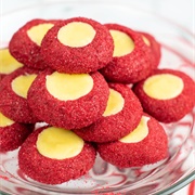 Red Velvet Candy Pinwheel Cookie