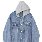 Jeans Jacked Blue + Grey Hood