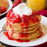 Strawberry Honey Pancakes (The Strawbuzzy)