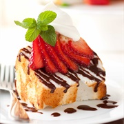 Angel Food Cake With Nutella