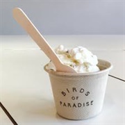 White Chrysanthemum Ice Cream