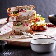 Chicken Salsa Sandwich