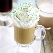 Irish Cream Coffee With Cream