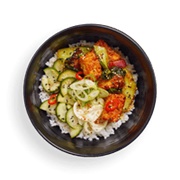 Silken Tofu Gochujang Rice Bowl