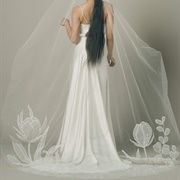 Large Design on Veil