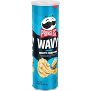 Pringles Wavy Sharp White Cheddar