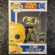 C-3P0 #13 (Chrome Summer Con Exclusive) (BLUE BOX - 2015) (Funko POP!)
