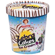 Little Debbie Zebra Cakes Ice Cream