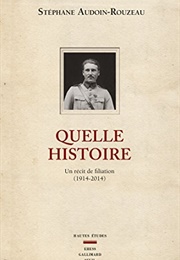 Quelle Histoire : Un Récit De Filiation (Stéphane Audoin-Rouzeau)