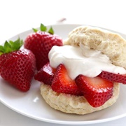 Coconut Strawberry Shortcake