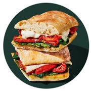 Tomato & Mozzarella on Focaccia