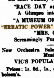 Erratic Power (1910)