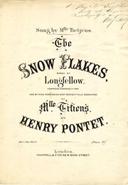 Snow-Flakes (Henry Wadsworth Longfellow)