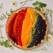 Rainbow Fruit Tart