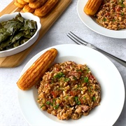 Black Eyed Peas With Fish