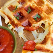 Pizza Waffles