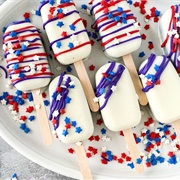 Red, White, and Blue Drizzle Popsicle (Powsicle Drizzle Popsicle)