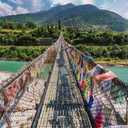 Punakha Suspension Bridge, Bhutan