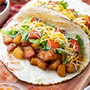 Spicy Potato Taco