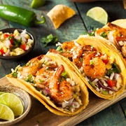 Tacos De Camarón, Baja, Mexico