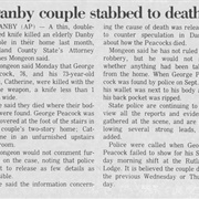 George & Catherine Peacock