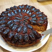 Date Upside Down Cake