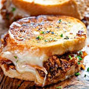 Roast Chicken and Herb Pringle Grilled Cheese